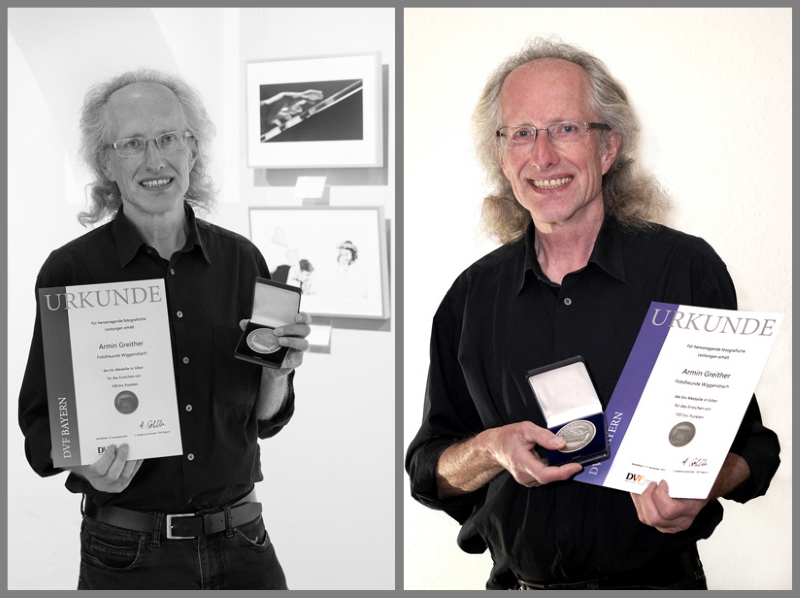 IRIS-Medaille in Silber für Armin Greither