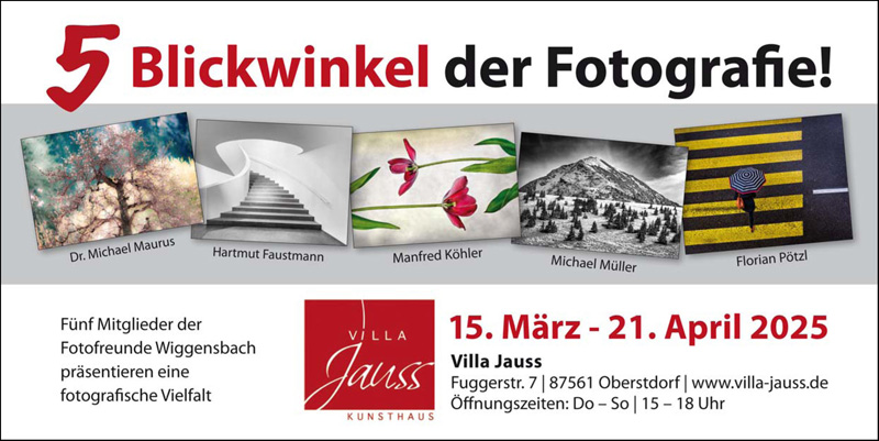 Ausstellung von fünf Fotofreunden