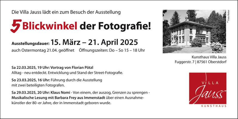 Ausstellung von fünf Fotofreunden