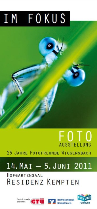 25 Jahre Fotofreunde – Flyer Vorderseite