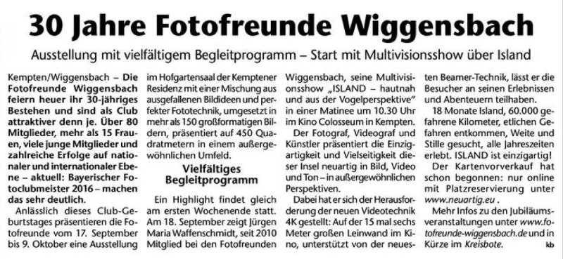2016 09 07 Kreisbote Titel